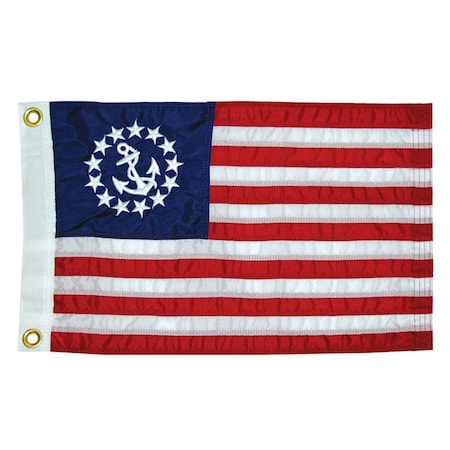 16 X 24 Deluxe Sewn US Yacht Ensign Flag